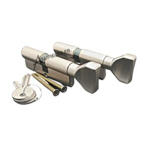 Pack 2 Cylindres 40x40 Européen s'entrouvrant à bouton